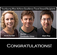 2018 Yeunkyung Woo Achieve Excellance Travel Award Recipients